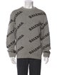 Balenciaga 2018 'All Over Logo' Pullover
