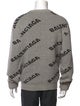 Balenciaga 2018 'All Over Logo' Pullover