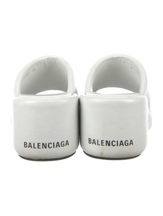 Balenciaga Leather Slides