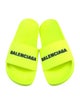 Balenciaga Rubber Printed Slides