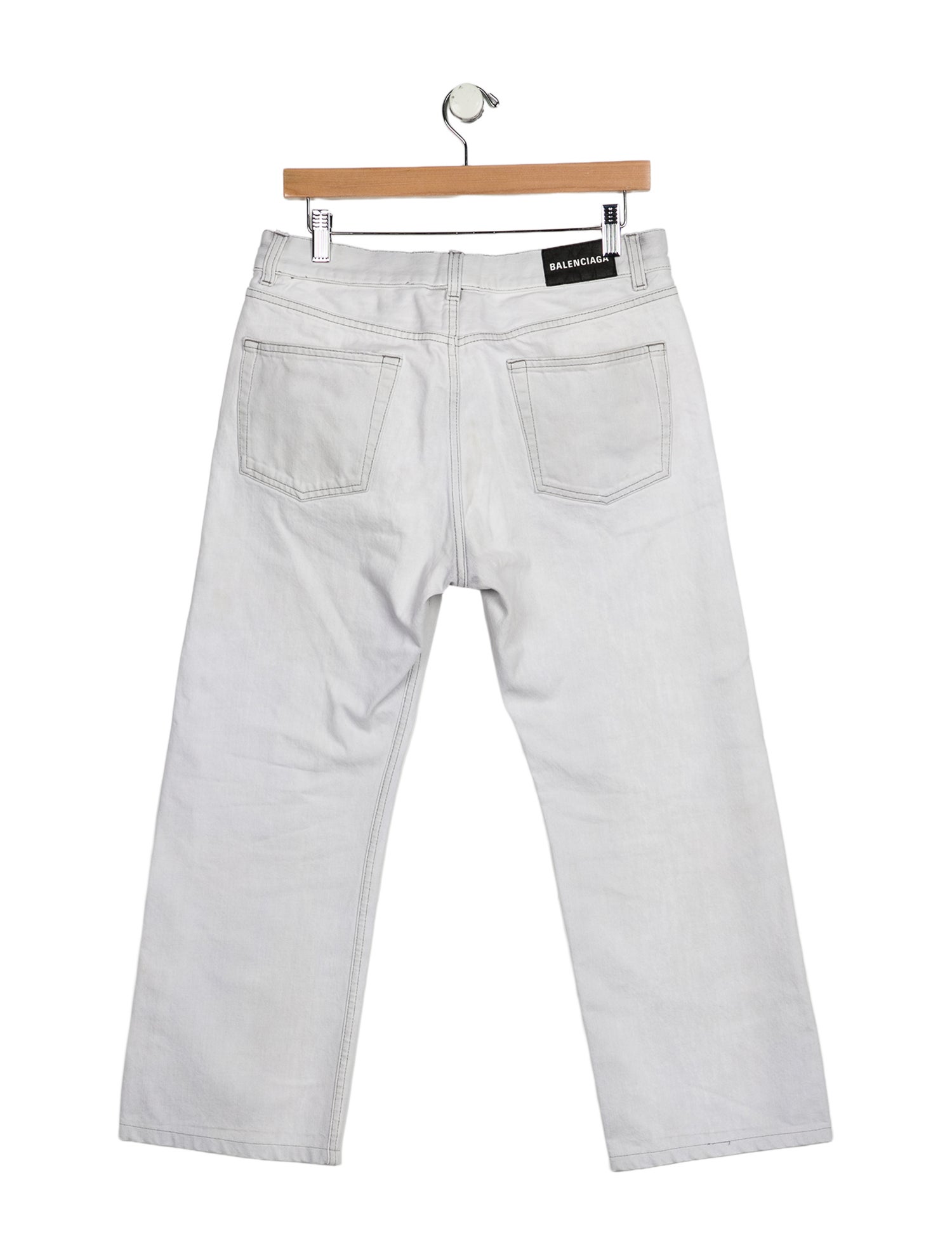 Balenciaga 2019 Straight-Leg Jeans