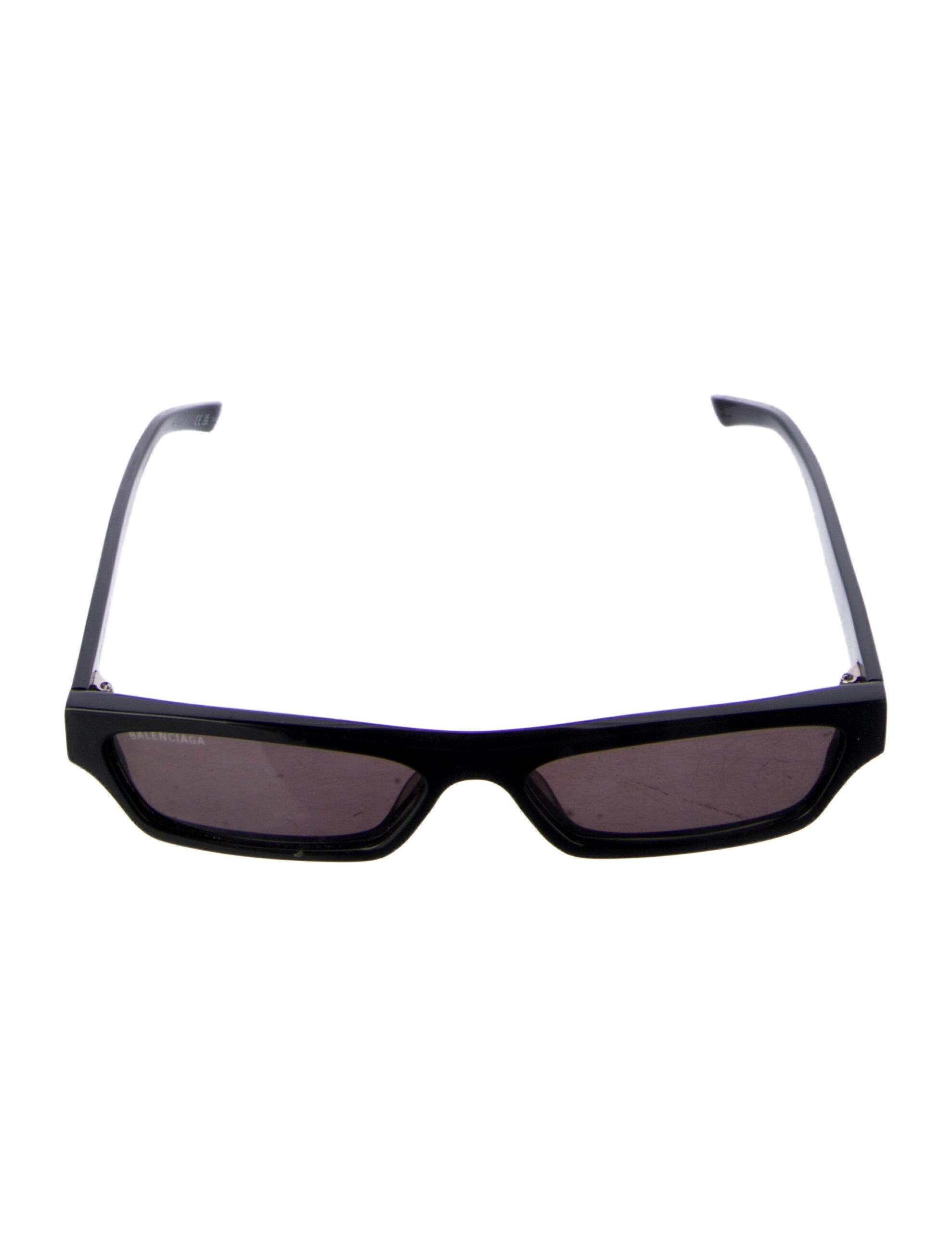 Balenciaga Narrow Tinted Sunglasses