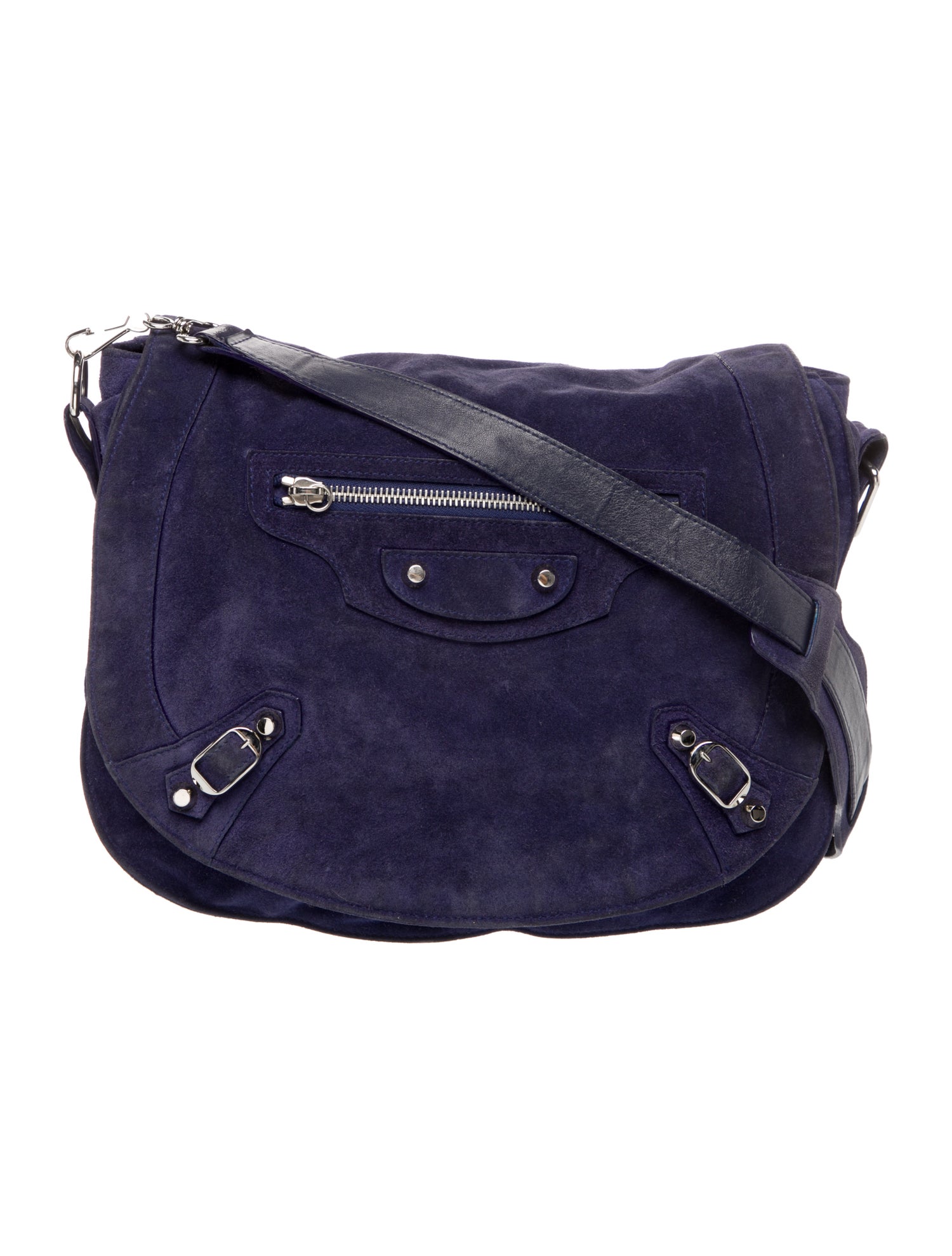 Balenciaga Suede Crossbody Bag