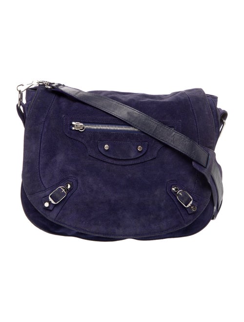 Balenciaga Suede Crossbody Bag