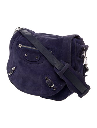 Balenciaga Suede Crossbody Bag