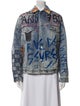 Balenciaga Printed Denim Jacket