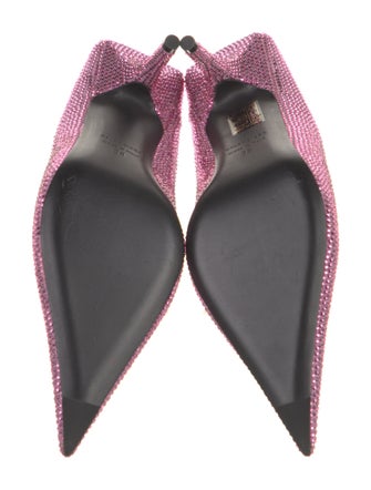 Balenciaga Crystal Crystal Embellishments Mules