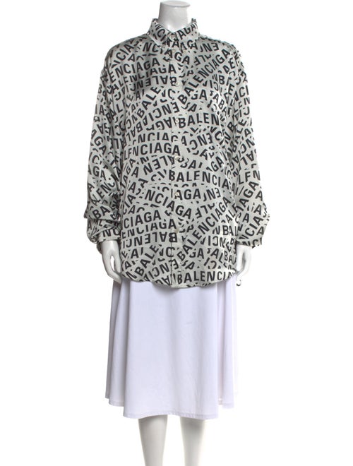 Balenciaga 2022 Printed Tunic