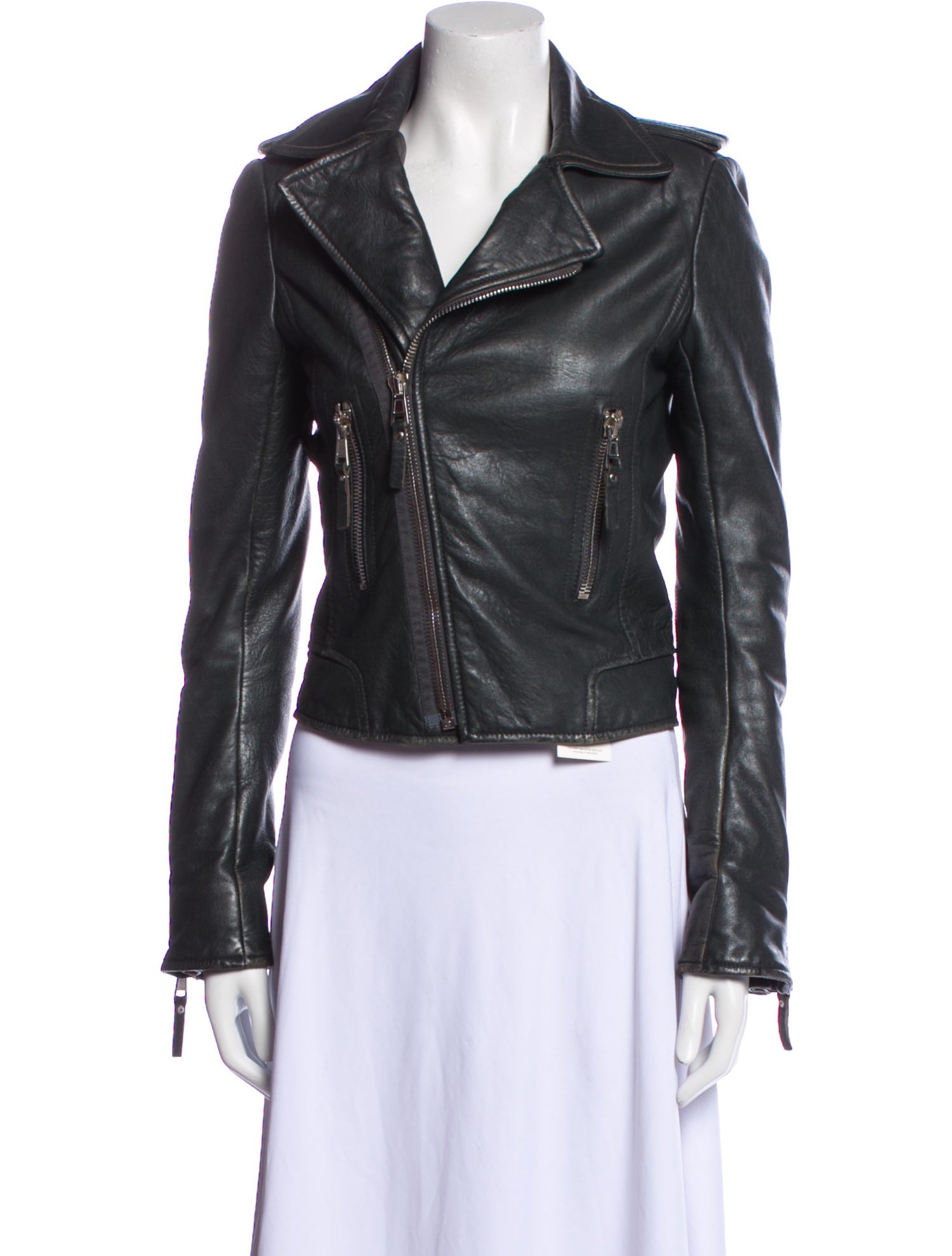 Balenciaga Leather Biker Jacket