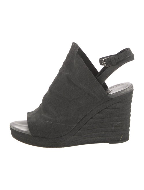 Balenciaga Suede Slingback Sandals