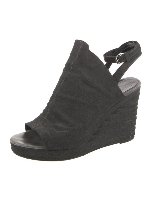 Balenciaga Suede Slingback Sandals