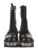 Balenciaga Leather Combat Boots