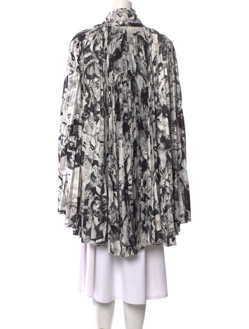 Balenciaga 2019 Newspaper Print Tunic