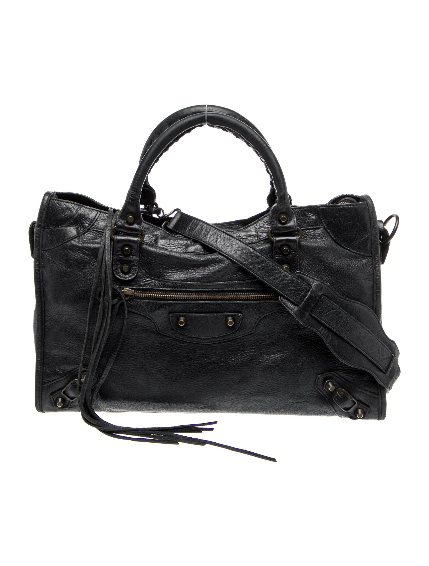 Balenciaga Leather Motocross Classic City