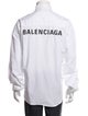 Balenciaga 2023 Signature Logo Dress Shirt