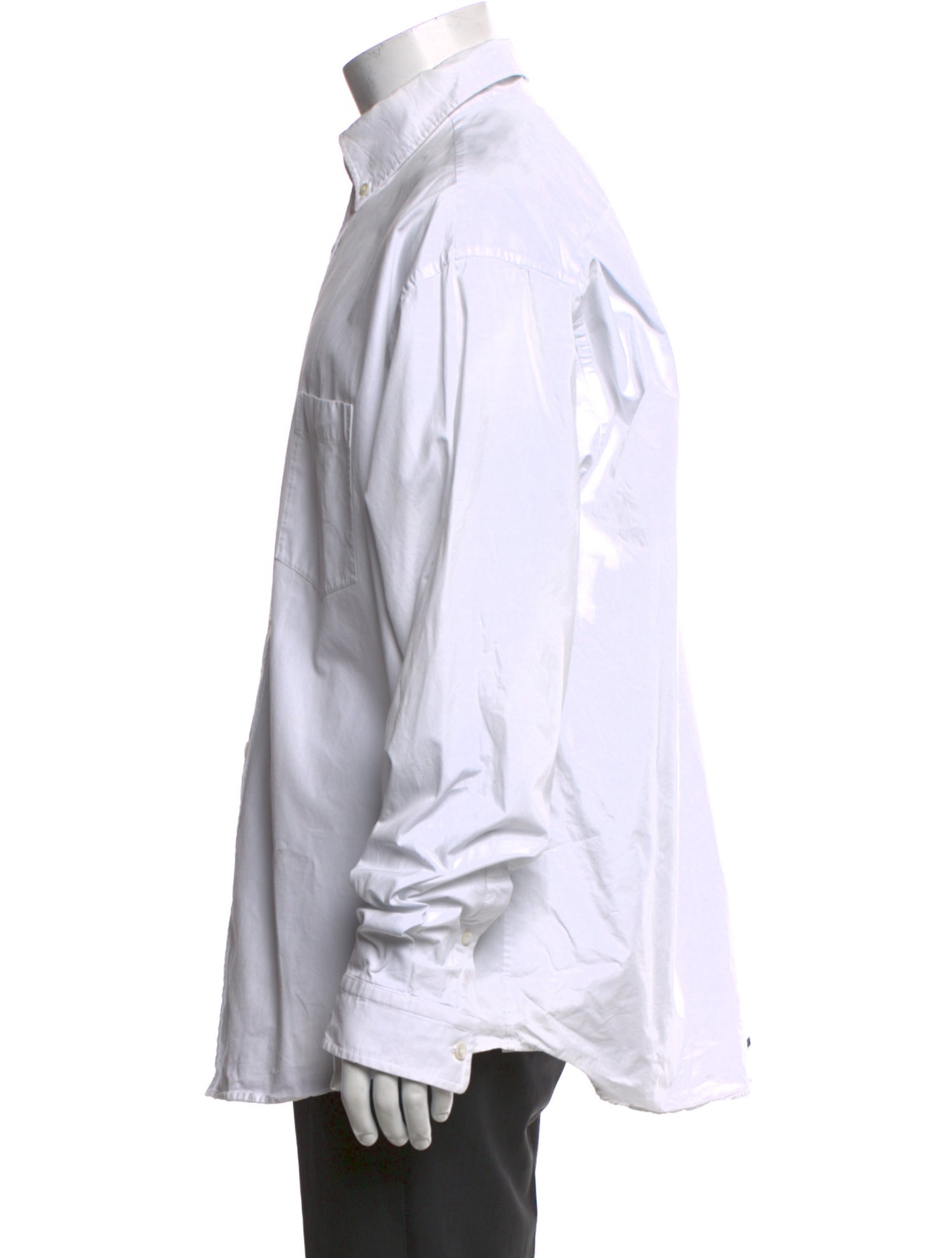 Balenciaga 2021 Long Sleeve Dress Shirt