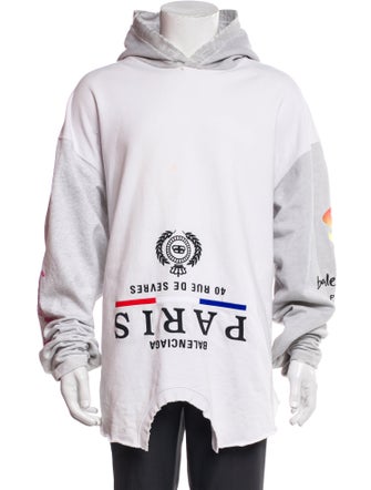 Balenciaga 2022 Upside Down Paris Hoodie