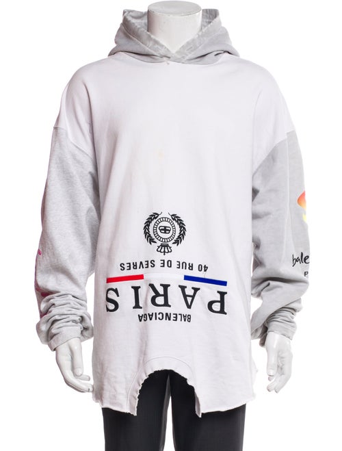 Balenciaga 2022 Upside Down Paris Hoodie