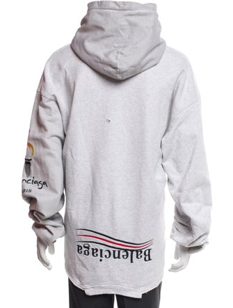 Balenciaga 2022 Upside Down Paris Hoodie