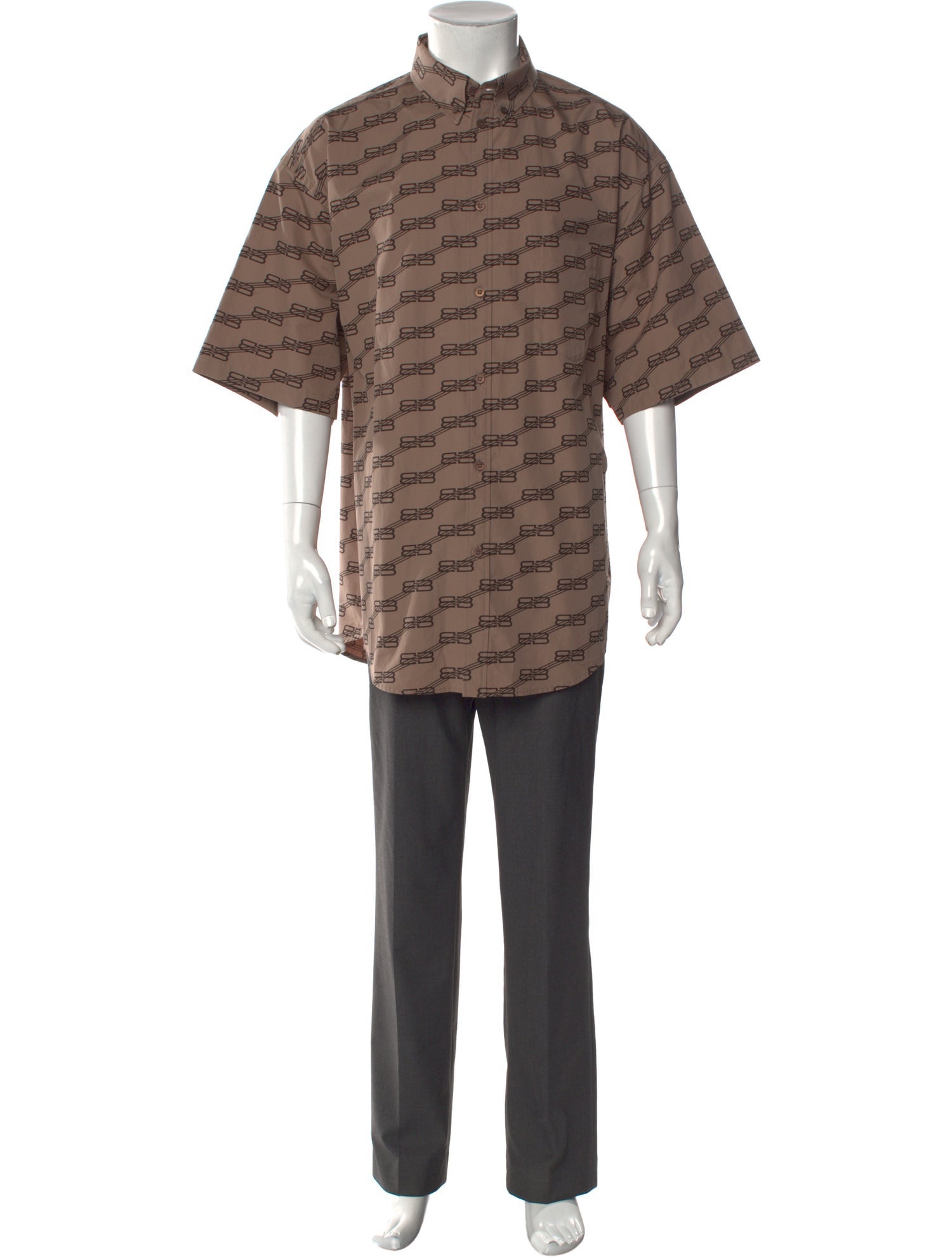 Balenciaga 2022 Printed Shirt