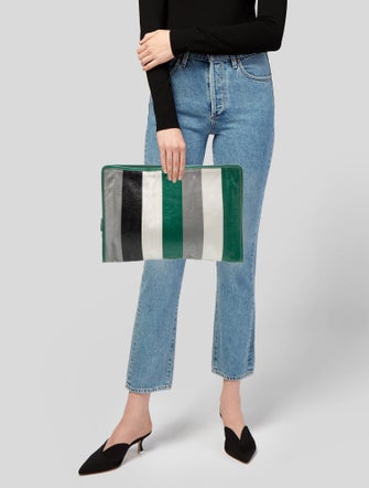 Balenciaga Leather Clutch
