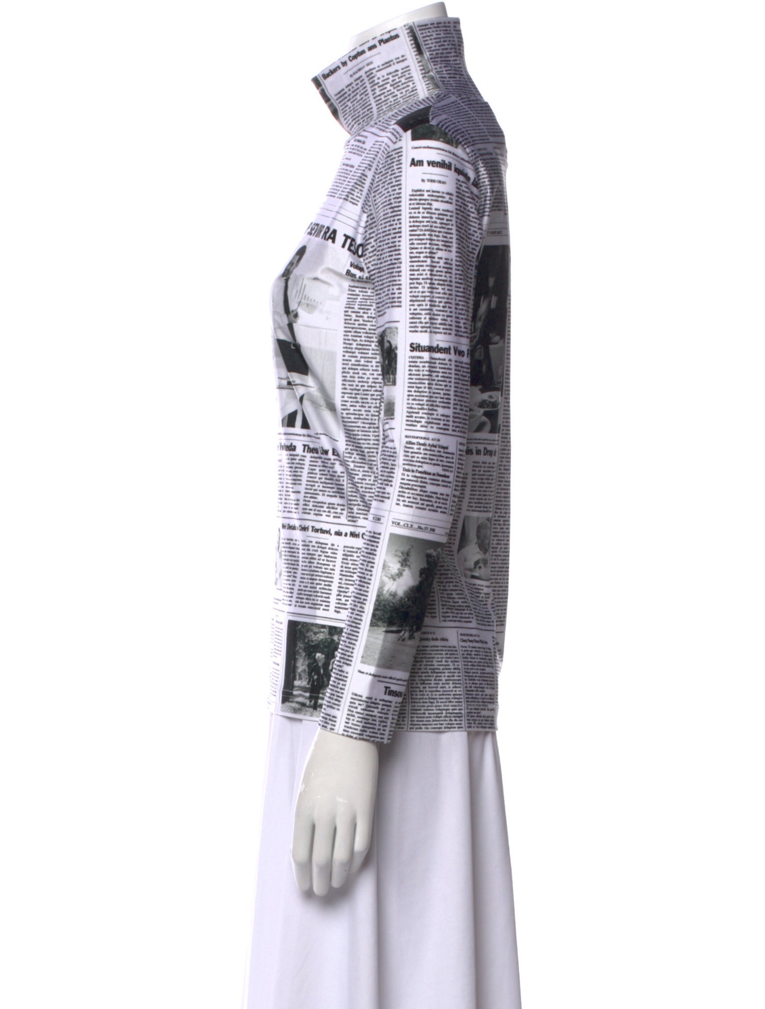 Balenciaga 2020 Printed Top w/ Tags