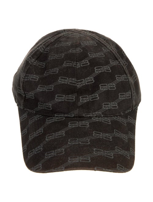 Balenciaga Patterned Cotton Baseball Hat
