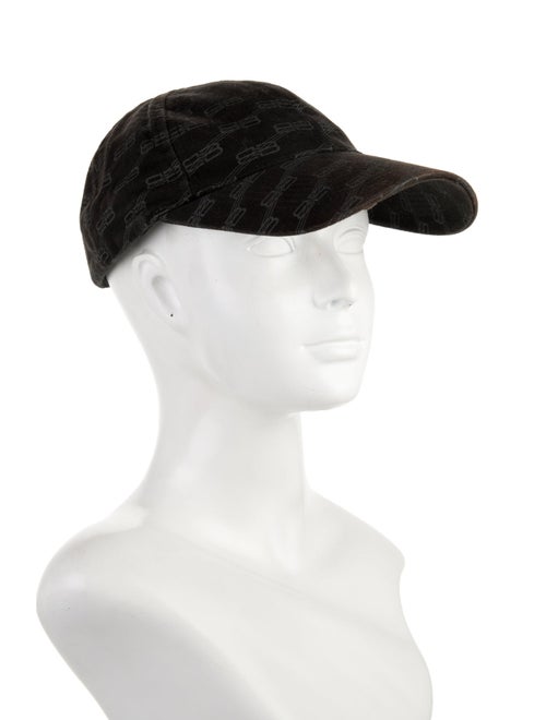 Balenciaga Patterned Cotton Baseball Hat