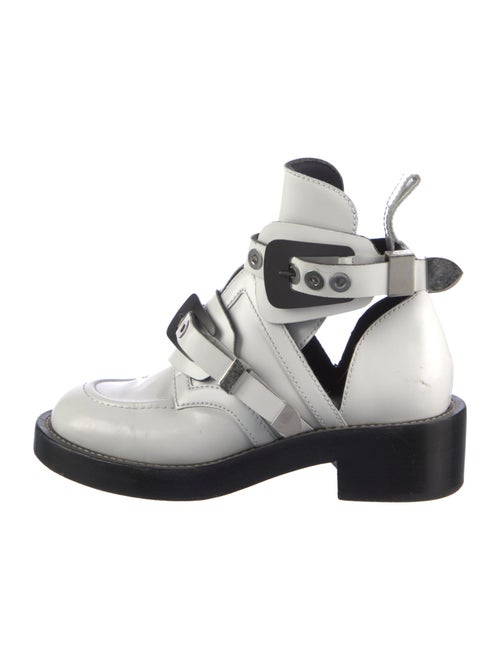 Balenciaga Leather Combat Boots