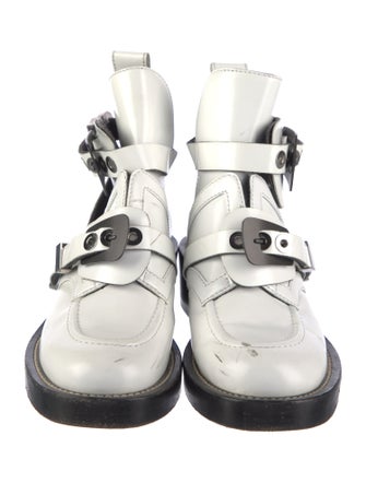 Balenciaga Leather Combat Boots