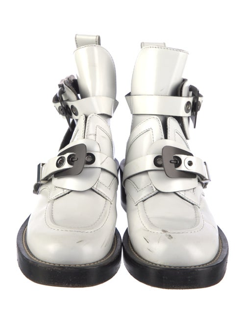 Balenciaga Leather Combat Boots