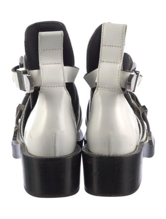 Balenciaga Leather Combat Boots