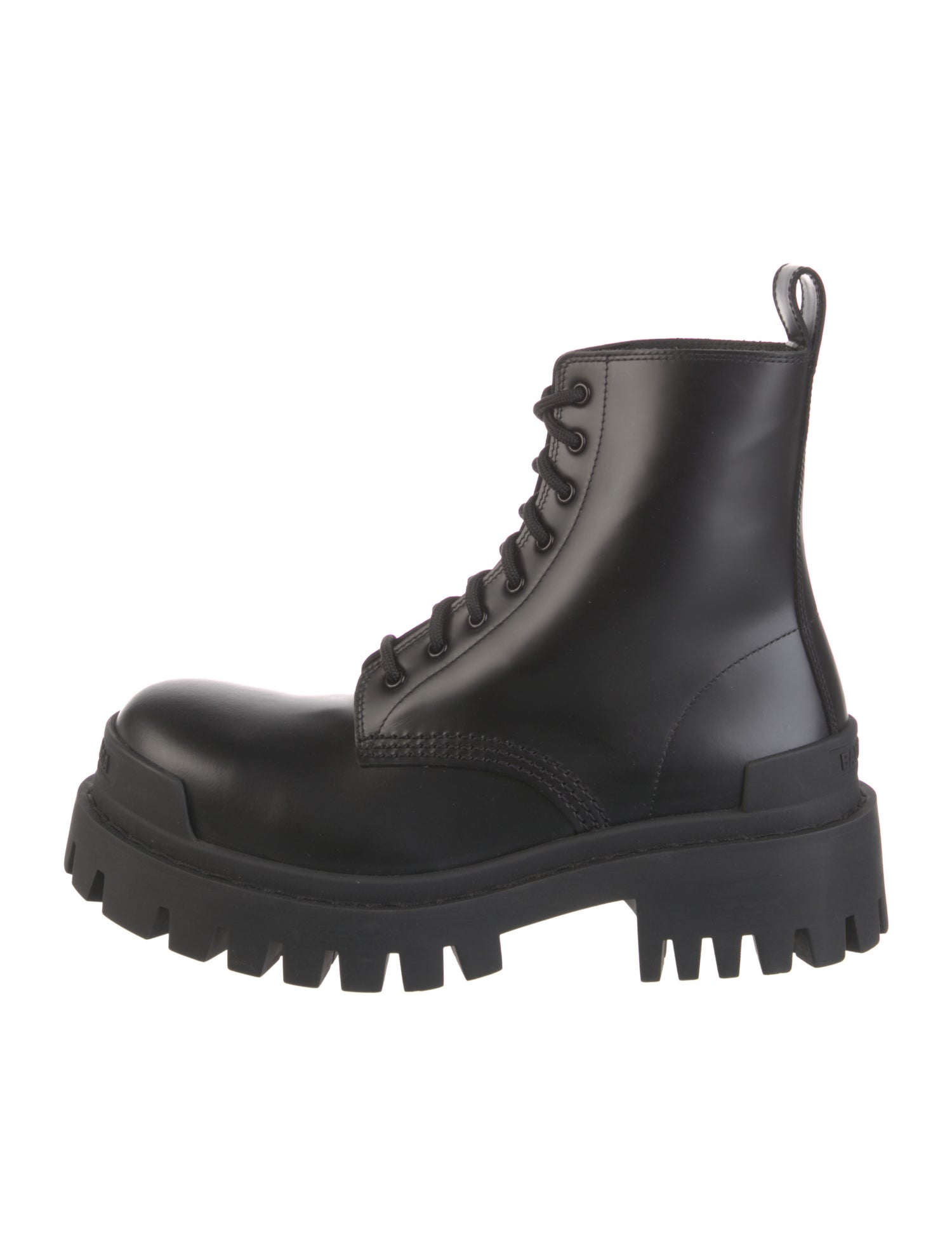 Balenciaga Leather Combat Boots