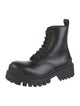 Balenciaga Leather Combat Boots