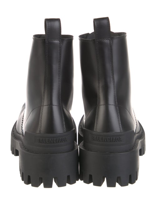 Balenciaga Leather Combat Boots