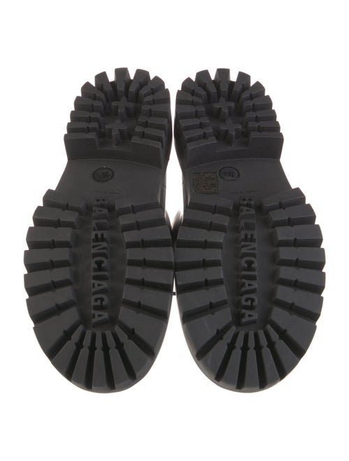 Balenciaga Leather Combat Boots