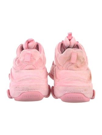Balenciaga Triple S 'Velvet' Chunky Sneakers