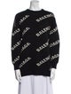 Balenciaga 2018 All Over Logo Sweater