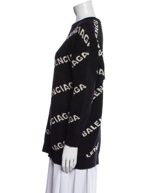 Balenciaga 2018 All Over Logo Sweater