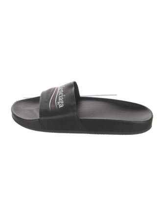 Balenciaga Rubber Printed Slides