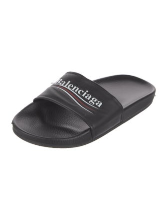 Balenciaga Rubber Printed Slides
