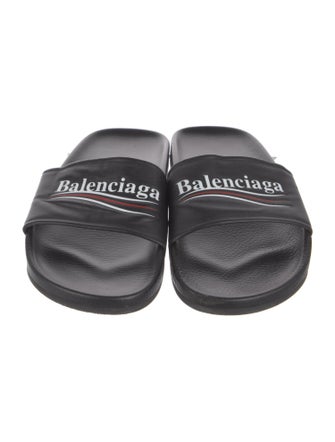 Balenciaga Rubber Printed Slides