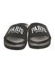 Balenciaga Rubber Printed Slides