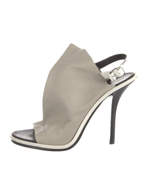 Balenciaga Leather Slingback Sandals