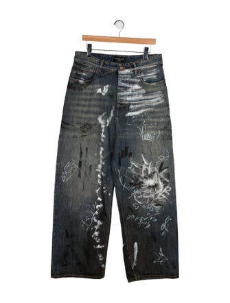 Balenciaga 2023 Straight-Leg Jeans