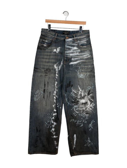 Balenciaga 2023 Straight-Leg Jeans