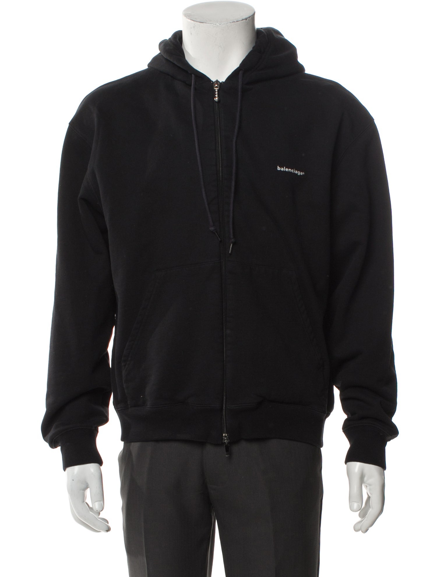 Balenciaga 2018 Graphic Print Hoodie