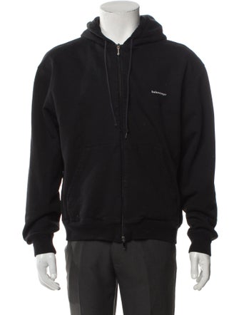 Balenciaga 2018 Graphic Print Hoodie