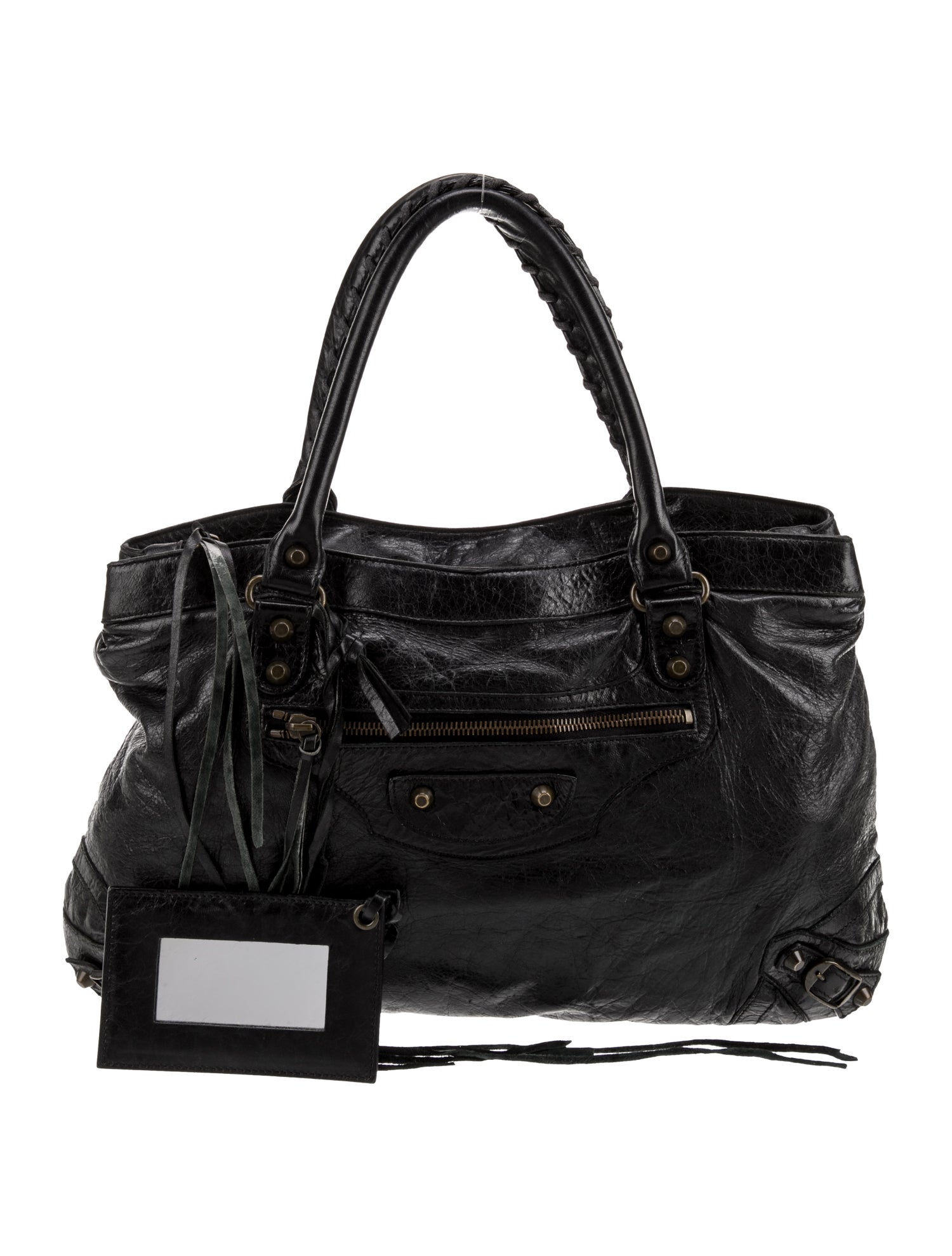 Balenciaga Leather Motocross Classic City