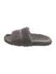 Balenciaga Campaign Faux Fur Slides